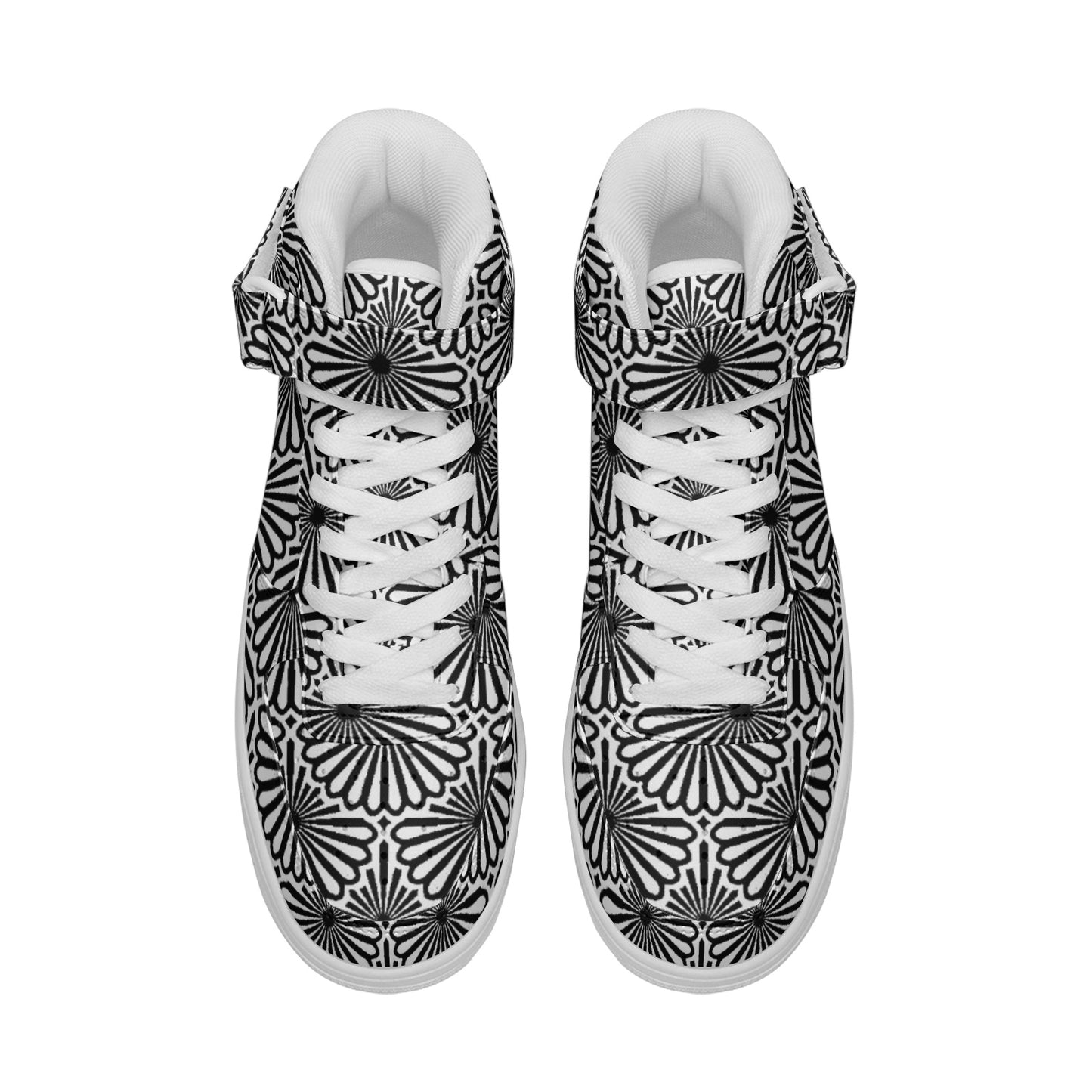 kokorepublic Unisex high Top Leather Sneakers