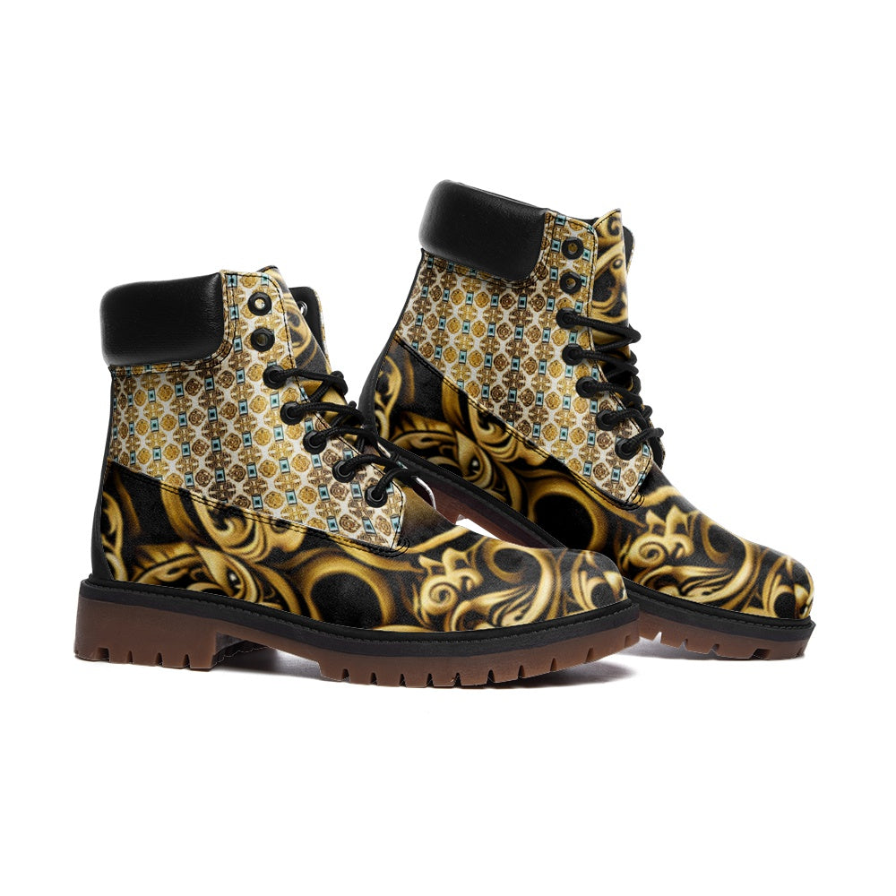 kokorepublic Casual Leather Lightweight boots TB