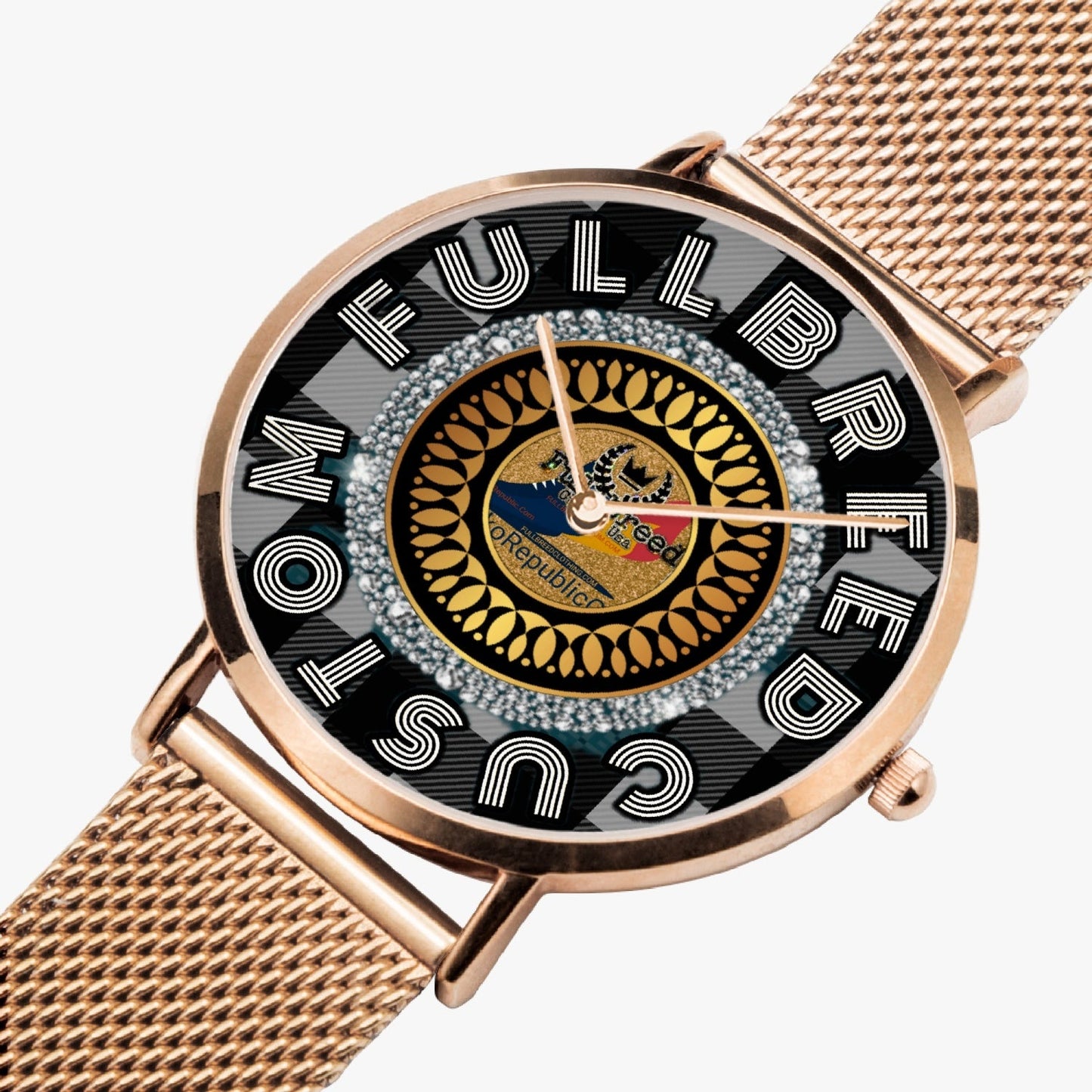 KokoRepublic . Fashion Ultra-thin Stainless Steel Quartz Watch