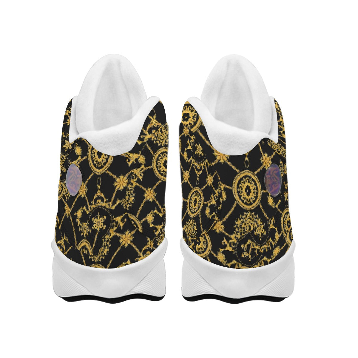 Men's Curved Basketball Shoes With Thick Soles