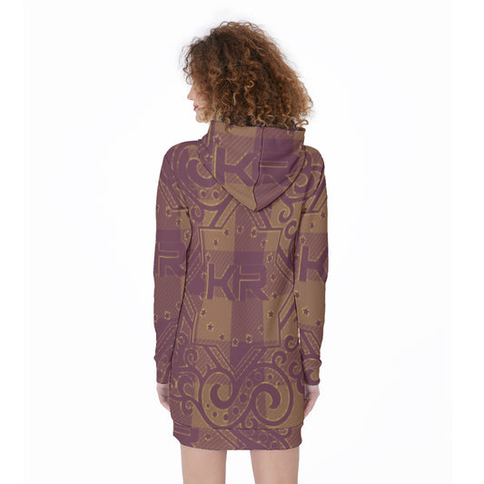 All-Over Print Women's Long Hoodie