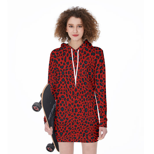 All-Over Print Women's Long Hoodie